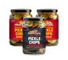 Famous Dave's Pickle Variety Bundle - 2 pck Sweet n' Spicy Pickle Chips & 1 pck Devil's Spit Pickle Chips (72 oz.)