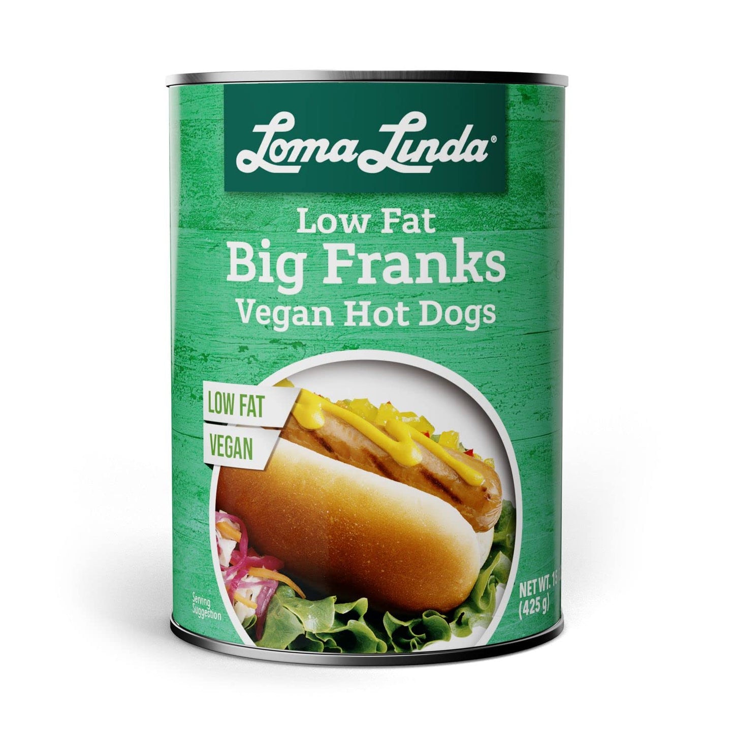 Loma Linda Big Franks, Low Fat (15 Oz.), (12 Pack)