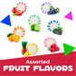 Fruit Starlights Hard Candy Assortment | 1 Pound Bag - Approx. 85 Count | Individually Wrapped Hard Candy | Assorted Flavors | S