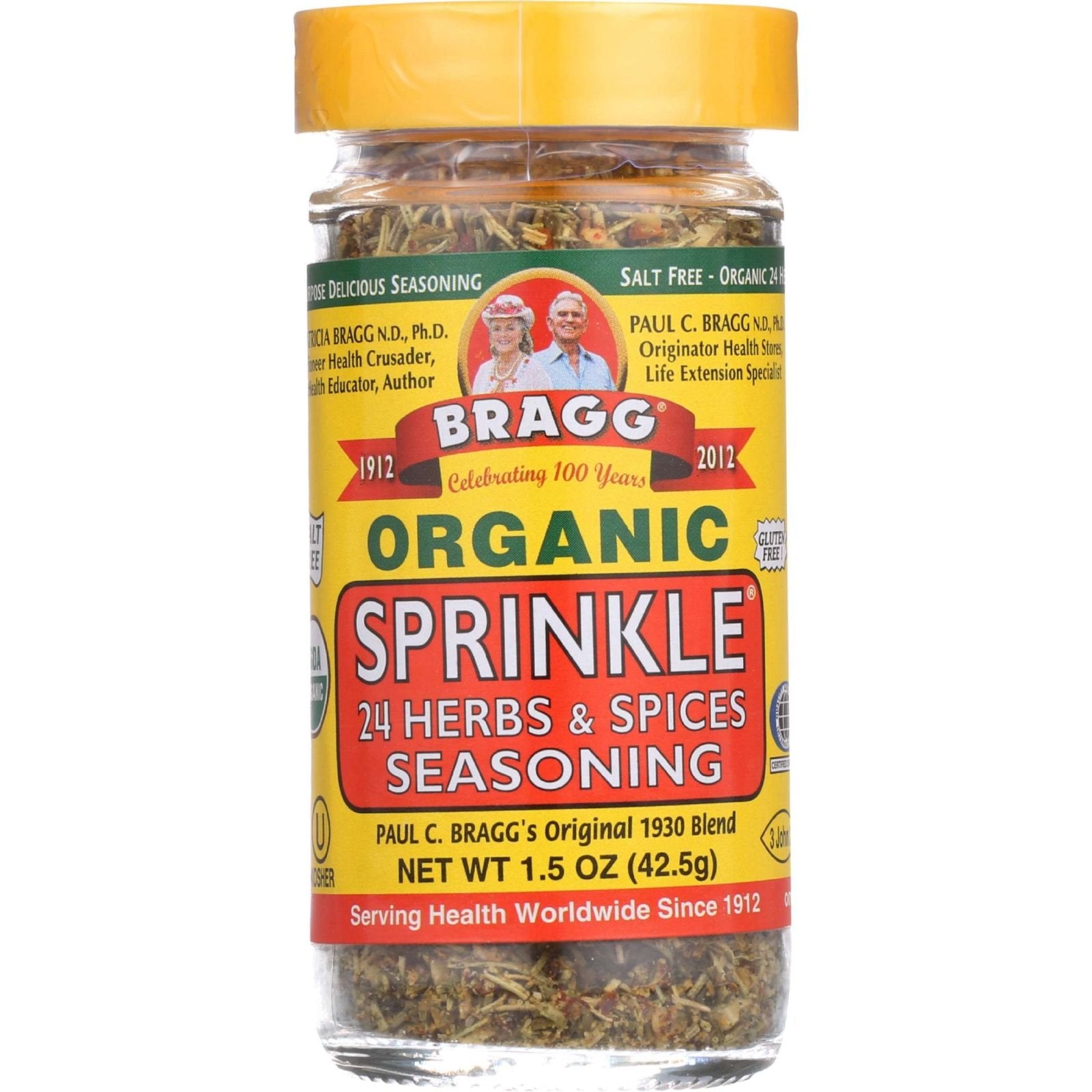 Bragg Organic Seasoning, Sprinkle (24 Herbs & Spices), 1.5 Ounce (Pack Of 12)