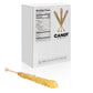 Candy Envy - Gold Rock Candy Sugar Sticks - Original Sugar Flavored - 24 Indiv. Wrapped
