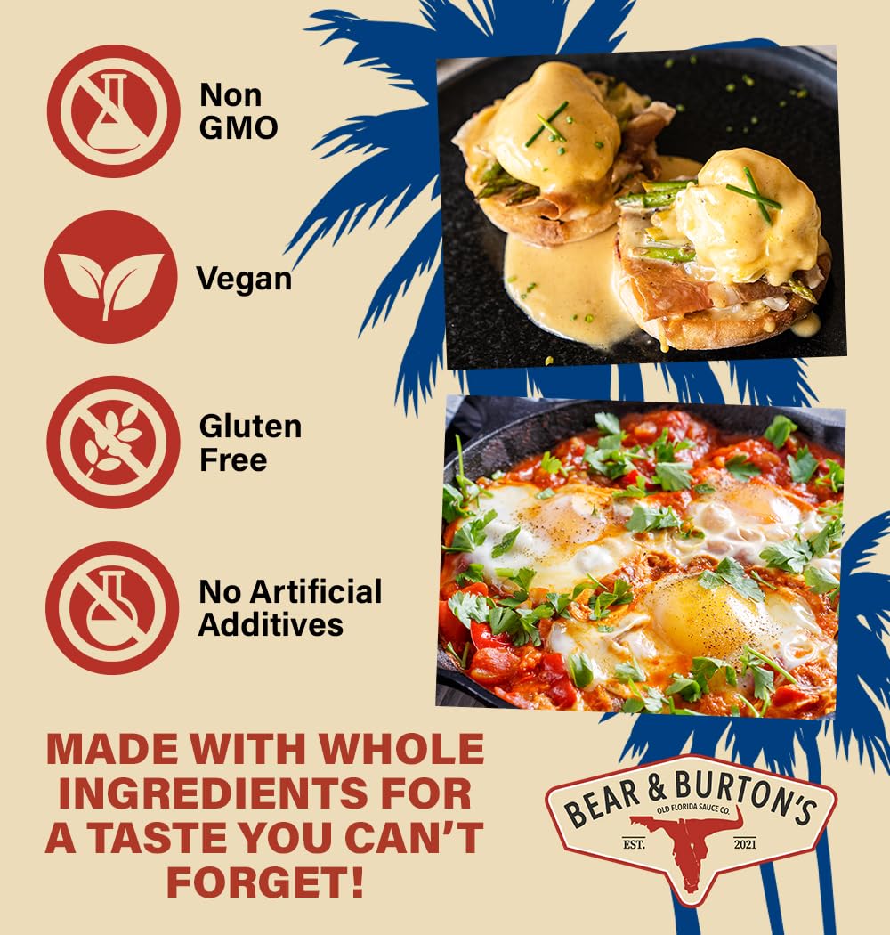 Bear and Burtons Breakfast Sauce | A Savory Breakfast Sauce from The Makers of W Sauce | 12 Fl Oz