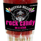 Buffalo Bills Strawberry (Red) Rock Candy On A Stick (12-Ct Cup Red Rock Candy Crystal Sticks)