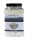 Vanilla mini dehydrated marshmallows in Reusable Container by Medley hills farm - mini marshmallows for hot chocolate - Perfect 