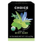 Choice Organic Teas Mint Sage Herbal Tea - 16 Tea Bags (Pack of 1)