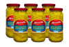 Mezzetta Mild Banana Pepper Rings | Kosher, Gluten Free, Keto | 16 Fluid Ounce Jar (Pack Of 6)