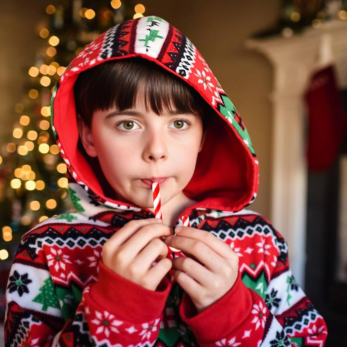 Yumzo Christmas Candy Canes - Classic Red and White Peppermint Flavor - 36 Pack Individually Wrapped for Holiday Gift Giving