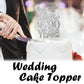 Bling Crystal Cheers To 90 Years Cake Topper - Best Keepsake 90Th Birthday Or Anniversary Decor Party Decorations Silver