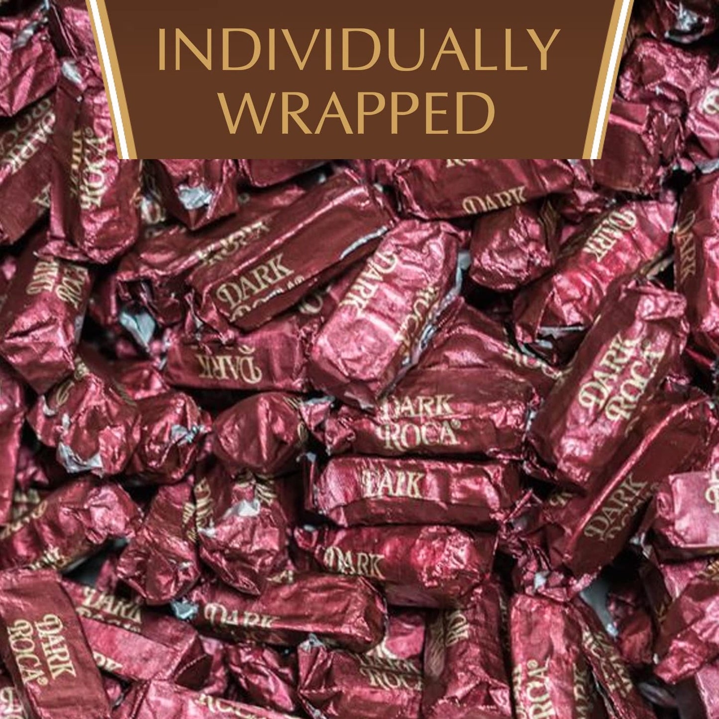 Almond Roca Pack Of 1-4.5Oz Individually Wrapped Dark Chocolate Candy - Buttercrunch Toffee With Almonds Covered In Chocolate - Gluten Free, Kosher, Chocolate