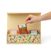 Organic India Tea Sampler Box Variety Pack - Tulsi Herbal Tea Gift Set, Hot Tea Assortment, Holy Basil, Ashwagandha, Turmeric Gi