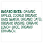 Sprout Organic Baby Food, Stage 2 Pouches, Apple Oatmeal Raisin With Cinnamon, 3.5 Oz Purees (Pack Of 12)
