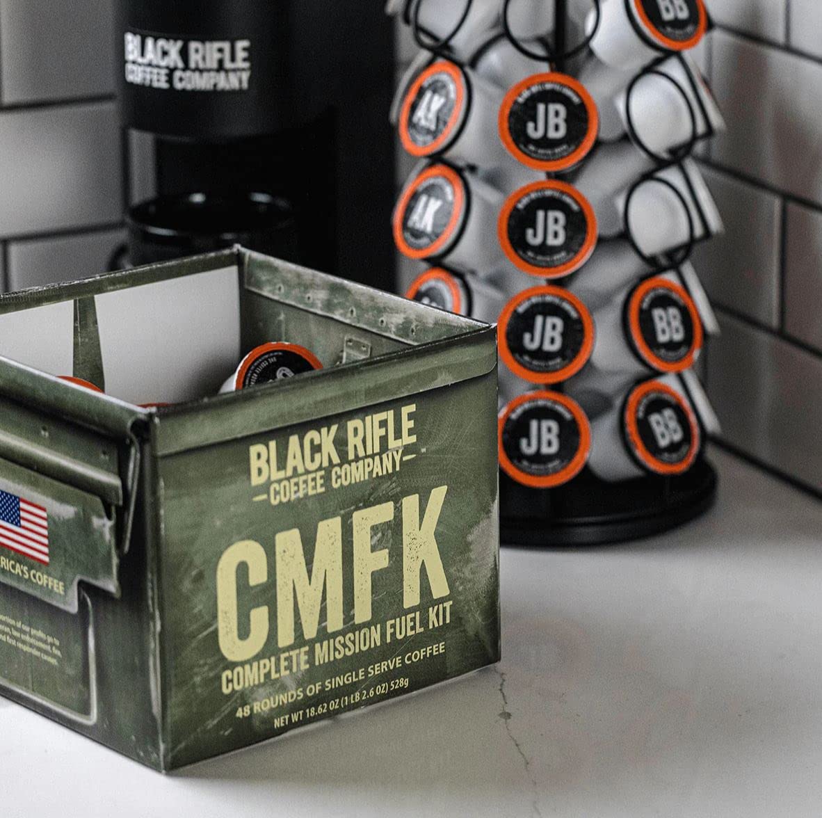 Black   Coffee Company K Cups Variety Pack - Silencer Smooth, AK-47, Just Black & BeyondBlack - 96 Count