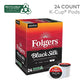 Folgers Single-Serve Coffee K-Cup Pods, Black Silk, 24 Count, Coffee