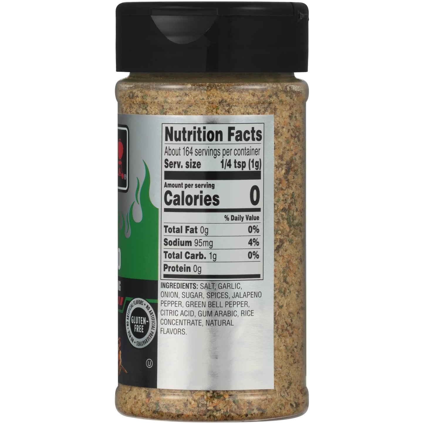 Weber Garlic Jalapeno Seasoning, 5.75 Ounce Shaker