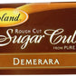 Roland Rough Cut Demerara Sugar Cubes, 17.6 oz, Pack of 6, Brown, Model 70830