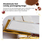 200 Pieces 7.5 X 6 Inches Chocolate Foil Wrappers, Gold Aluminum Foil Candy Wrappers, Candy Bar Wrappers For Chocolate, Chocolat