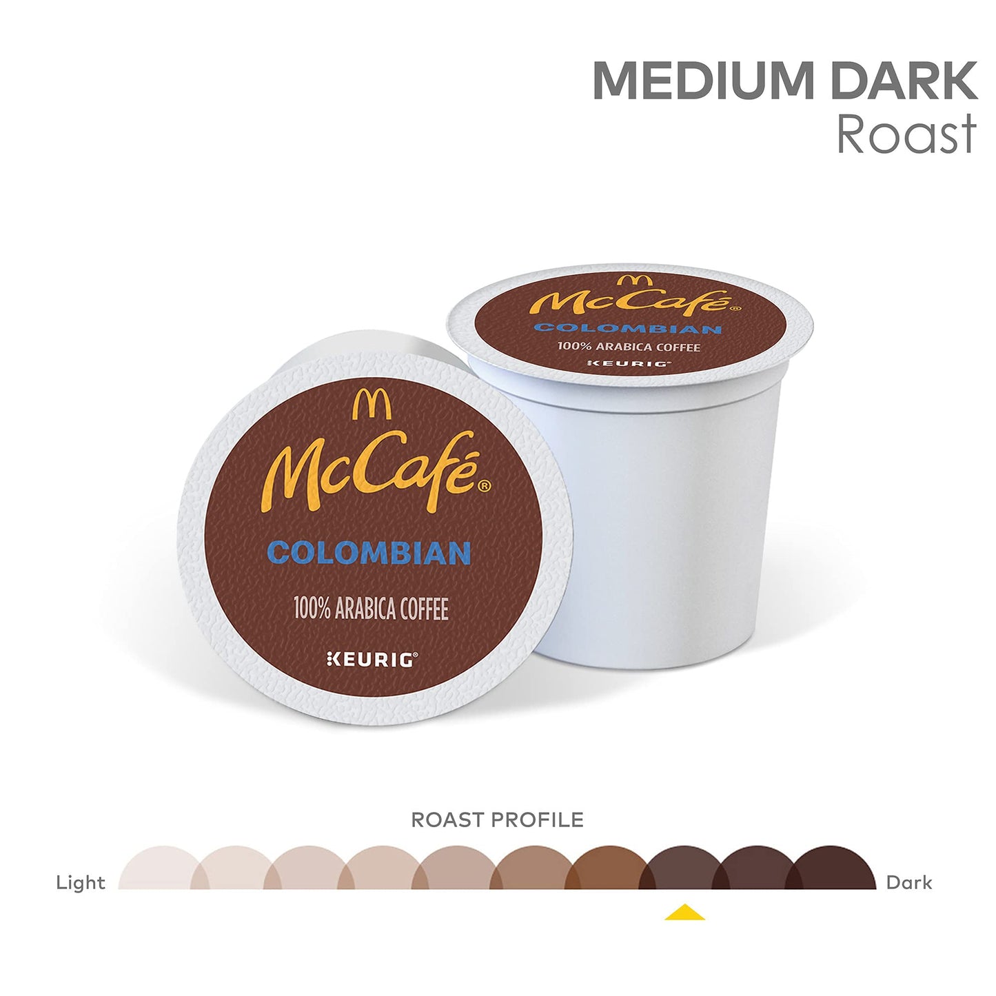 McCafe Colombian Single Serve Coffee K-Cup Pods, Medium Roast, 72 Count, Model 5000358116