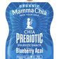 Mamma Chia Organic Prebiotic Squeeze Snack, Blueberry Acai, 16- 3.5 Ounce, Fiber-Rich Prebiotic Gut Support, Usda Organic, Non-G