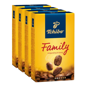Tchibo Family Ground Coffee 8.8Oz / 250G Each (Pack Of 4)