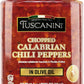 Tuscanini Chopped Calabrian Chili Peppers in Olive Oil, All Natural, 9.2oz, Kosher, Product of Italy