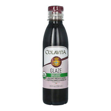 Colavita Balsamic Glaze - Organic, 8.5 Fl Oz (Pack of 1) Squeeze Bottle, Imported from Italy