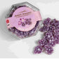Andy Anand Sugar Free Candy Violets 50Pc - Typical Old Fashioned Hard Candy Dragee - Flower Shaped Five Petals Stevia Candy - Ze