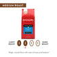 Community Coffee Breakfast Blend Whole Bean Coffee, Medium Roast, 72 Ounce (12 Ounce Bags, Pack Of 6)