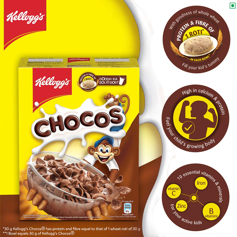 Kellogg'S Kelloggs Chocos Whole Grain 375G