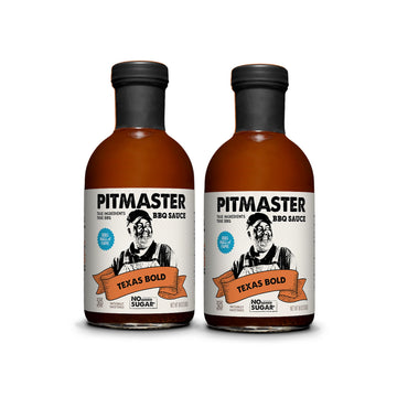True Made Foods Pitmaster Texas Bold Barbecue Sauce - True Texas BBQ Flavor, No Sugar Added - Keto, Whole 30, Paleo-Friendly BBQ