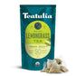 Teatulia Organic Lemongrass Tea Bags, Caffeine Free Herbal Tea, 50 Pyramid Sachets, Compostable, Sustainably Grown