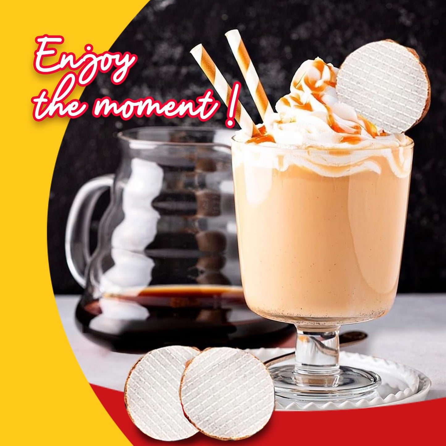 Las Sevillanas Obleas Con Dulce De Leche - Mini Caramel Wafer Cookies (Dulces Mexicanos) - Traditional Mexican Candy - Authentic