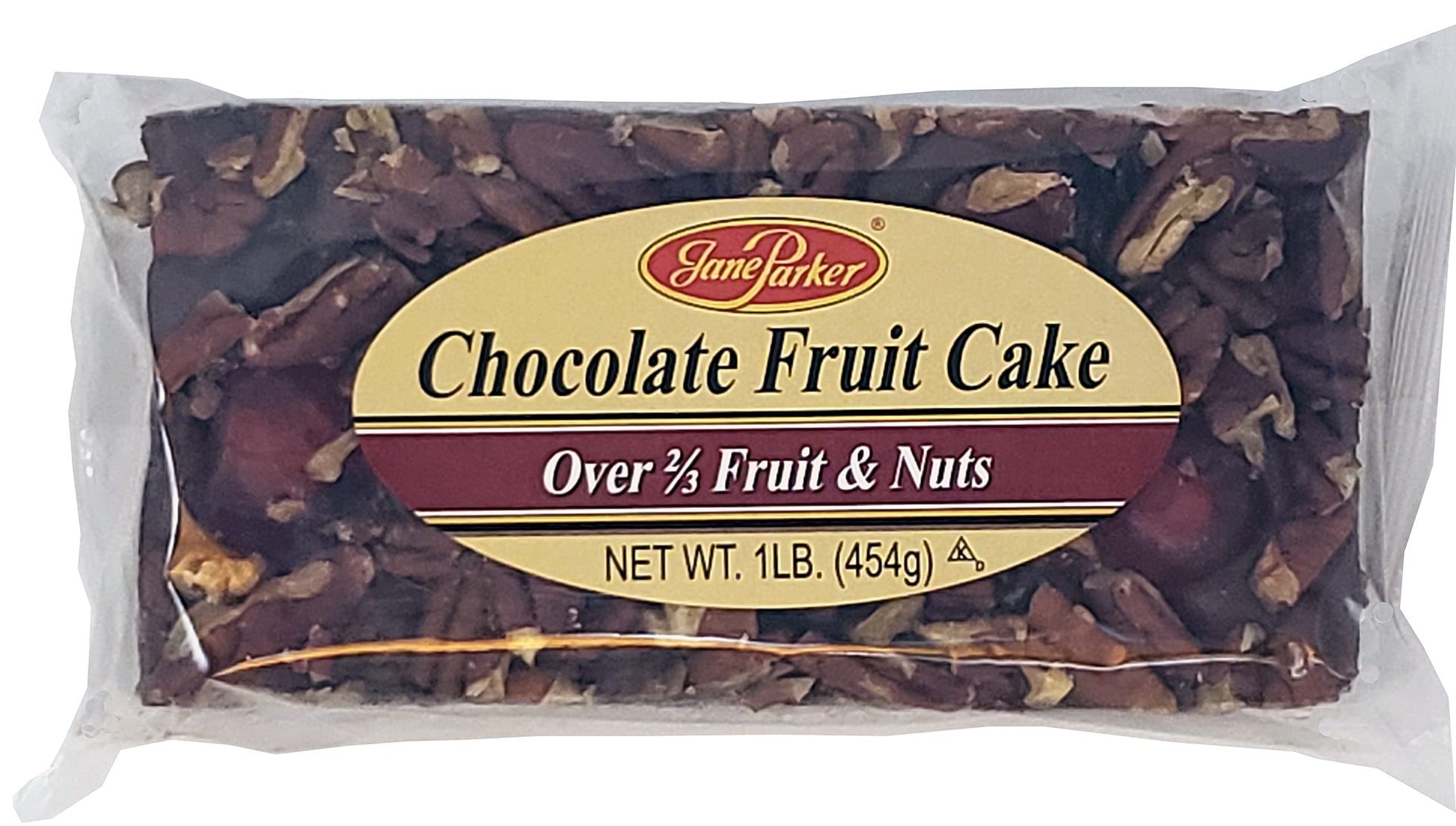 Jane Parker Fruitcake Chocolate Fruit Cake 1 Pound (16 Ounce) Loaf Holida-Christmas Cake-The Best Fruitcake You Can Buy