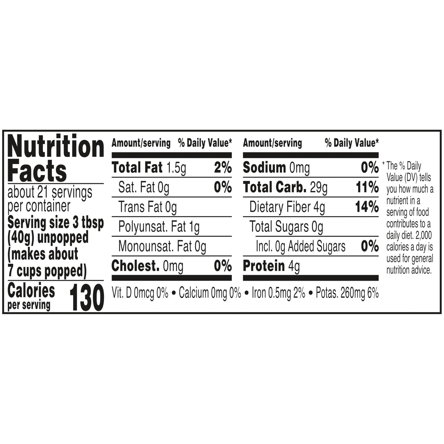 Orville Redenbachers Original Gourmet White Popcorn Kernels  30 oz