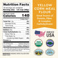 Organic Yellow Cornmeal 1.5 Lb Fine Grind - Non-Gmo, Gluten-Free, Sugar-Free, Farmed From Regenerative Soil, Vegan, Grown In Usa