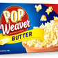 Pop Weaver Microwave Popcorn, Butter, 22 Bags Per Box
