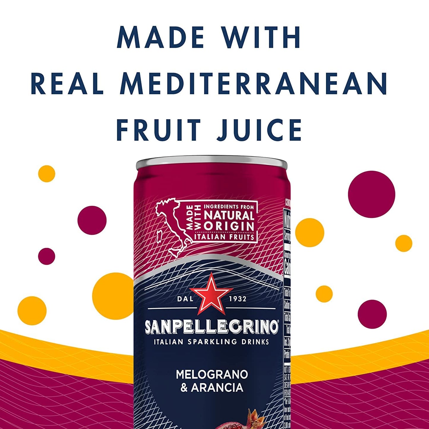 San Pellegrino Sparkling Fruit Beverages Variety Sampler Pack - 11.15 Fl Oz Cans (12 Pack) - Refreshing Flavor Selection