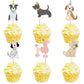 36 Pack Pet Dog Cupcake Toppers Dog Birthday Party Supplies Picks Baby Shower Kid Dog Lover Cake Decorations Supplies