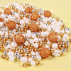 Gold Sprinkles for Cake Decorating 4.23ounce - Sparkle Pearl Sprinkles for Cupcake Toppers, Ice Cream, Candy, Cookie Decorations