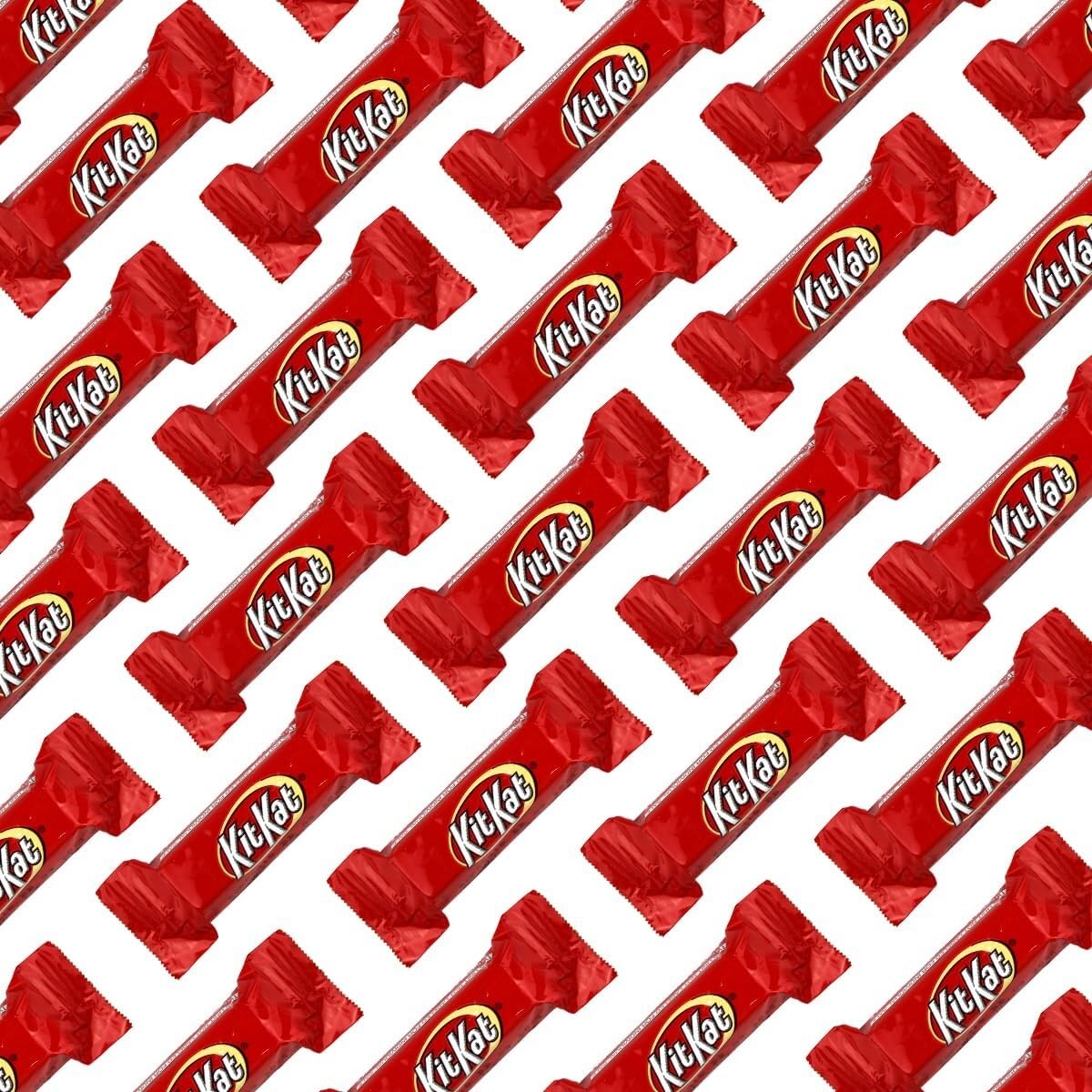 River Finn Organics Kit Kat Miniatures Bulk Candy Bag - 2 LB, Individually Wrapped Milk Chocolate Wafer Bars, Brown