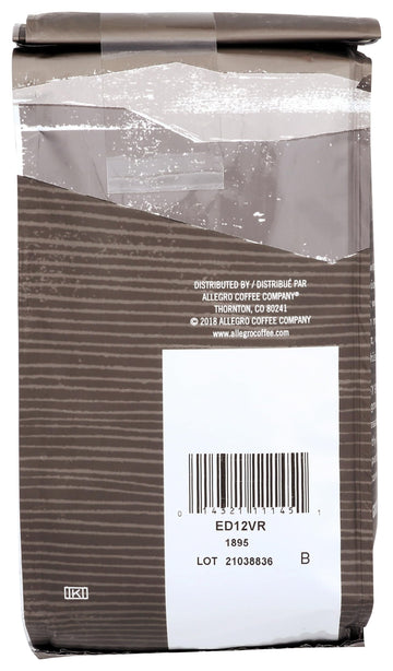 Allegro Coffee Vienna Roast Ground Coffee, 12 Oz