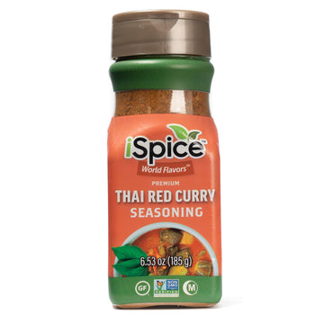 Ispice - Thai Red Curry Seasoning World Flavor Super Spice Blend | All Natural | Ready To Use As Is | No Preparation Is Necessar