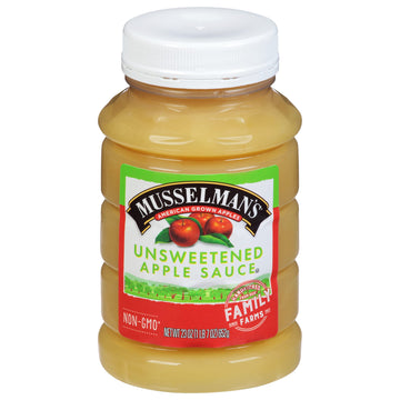 Musselman'S Natural Unsweetened Applesauce 23 Oz