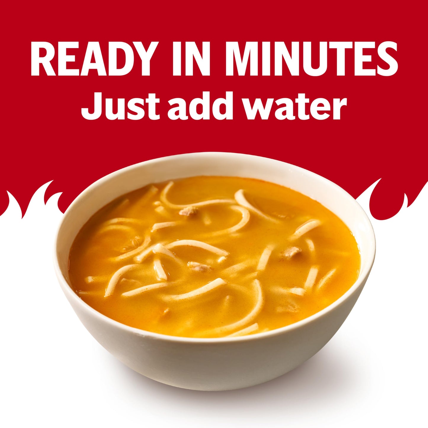 Campbells Condensed Spicy Chicken Noodle Soup, 10.5 oz Can (12 Pack)