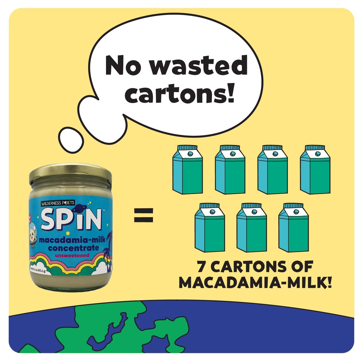 Wilderness Poets Spin, Macadamia Milk Concentrate - Unsweetened - 1 Ingredient - Make Macadamia Nut Milk Or Non-Dairy Creamer Fo