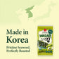 Wang Korean Roasted Seaweed Snack With Wasabi, Keto-Friendly, Vegan, Gluten-Free, Healthy Snack, Pack Of 16