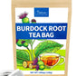 TeeLux Burdock Root Tea Bags, Caffeine Free Herbal Tea, 50 Count Pack