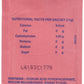 Alsa - French Cake Baking Powder, 0.38 Ounce, 8 Count