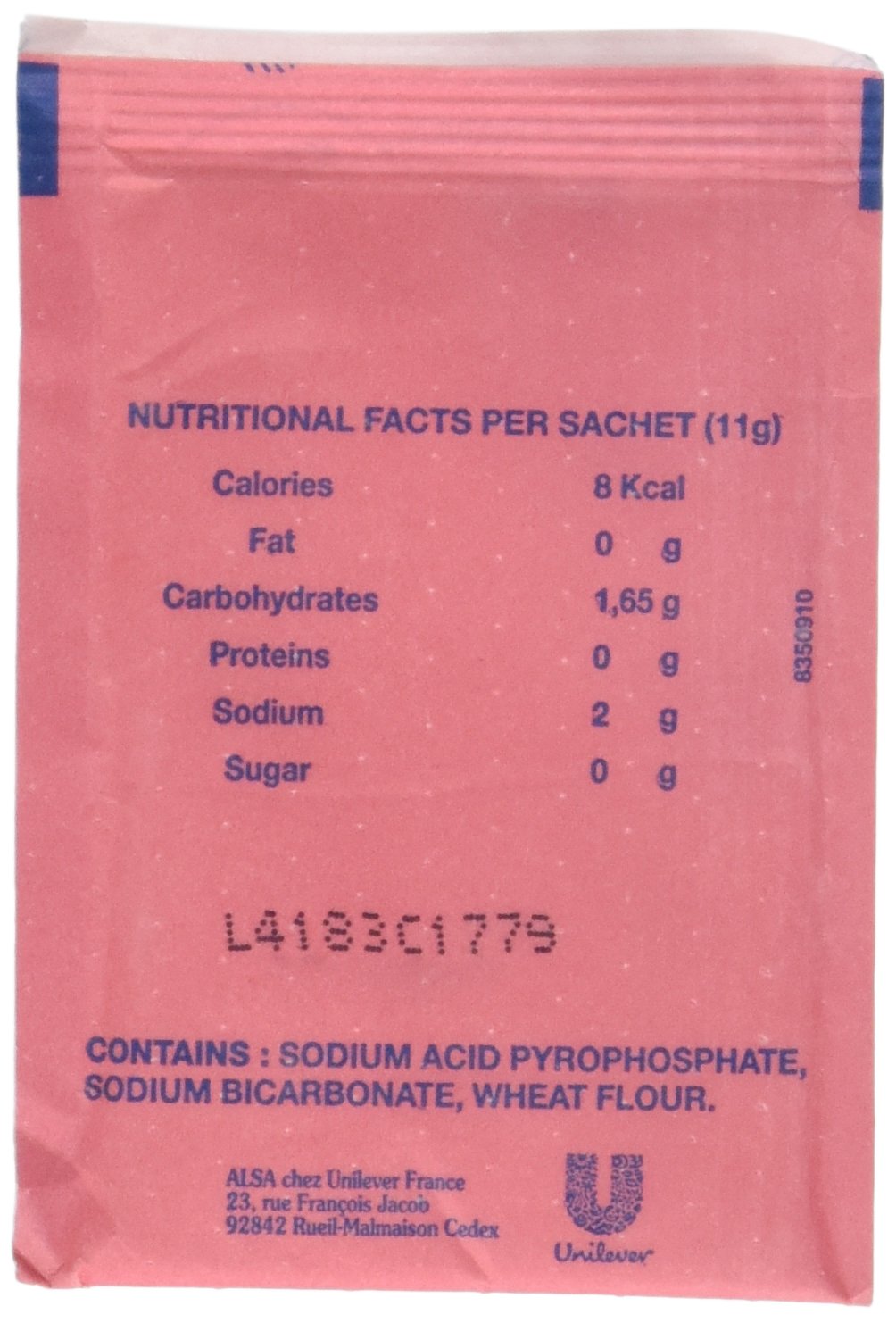 Alsa - French Cake Baking Powder, 0.38 Ounce, 8 Count