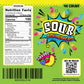 Sour Gummy Worms Bulk Pack - 40 Packs - Individually Wrapped Candy Bags for Kids  Parties  School  and Travel | Assorted Flavors  On-the-Go Snacks  Lunchbox Favorites  and Party Favors