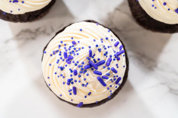 Bakerpan Purple Nonpareils Sprinkles - 7 Ounces Purple Sprinkles For Cake Decorating - Edible Nonpareils For Cupcakes, Ice Cream